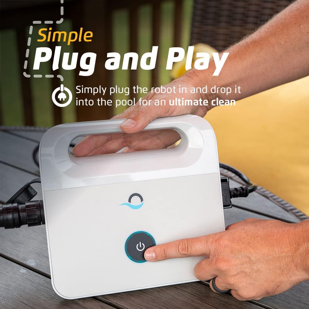 Maytronics Dolphin E10 Robotic Pool Vacuum Cleaner for Above-Ground Pools