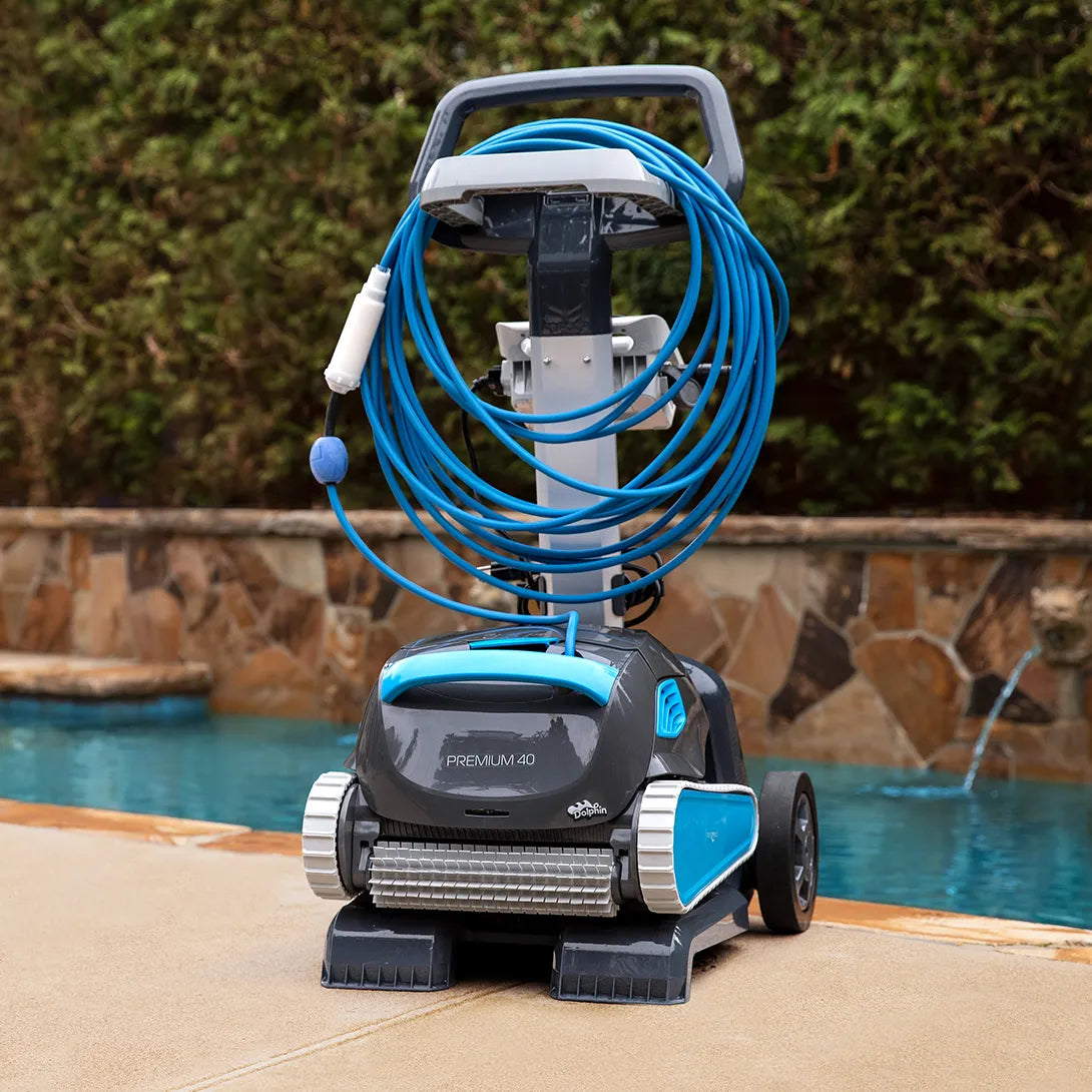 Maytronics Dolphin Premium 40 Robotic Pool Vacuum Cleaner