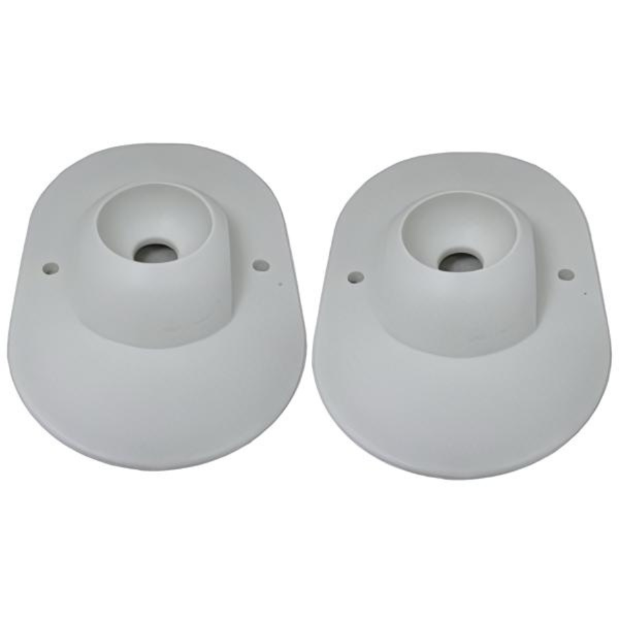 Waterpik Olympic CPI Ladder swivel foot pad PAIR GREY #41-2-GREY-BG