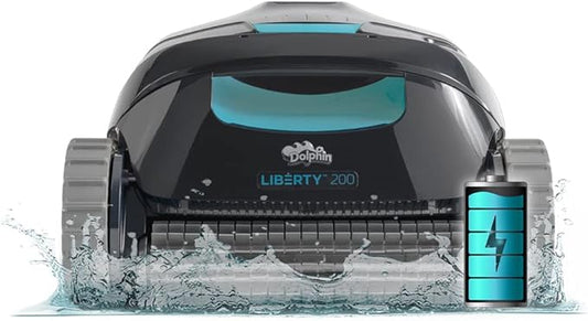 Maytronics Dolphin Liberty 200 Cordless Robotic Pool Vacuum Cleaner