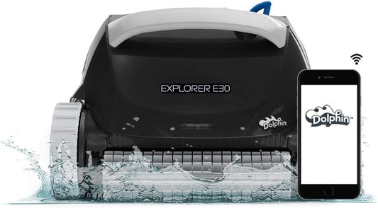 Maytronics Dolphin Explorer E30 w/WiFi Robotic Pool Vacuum Cleaner
