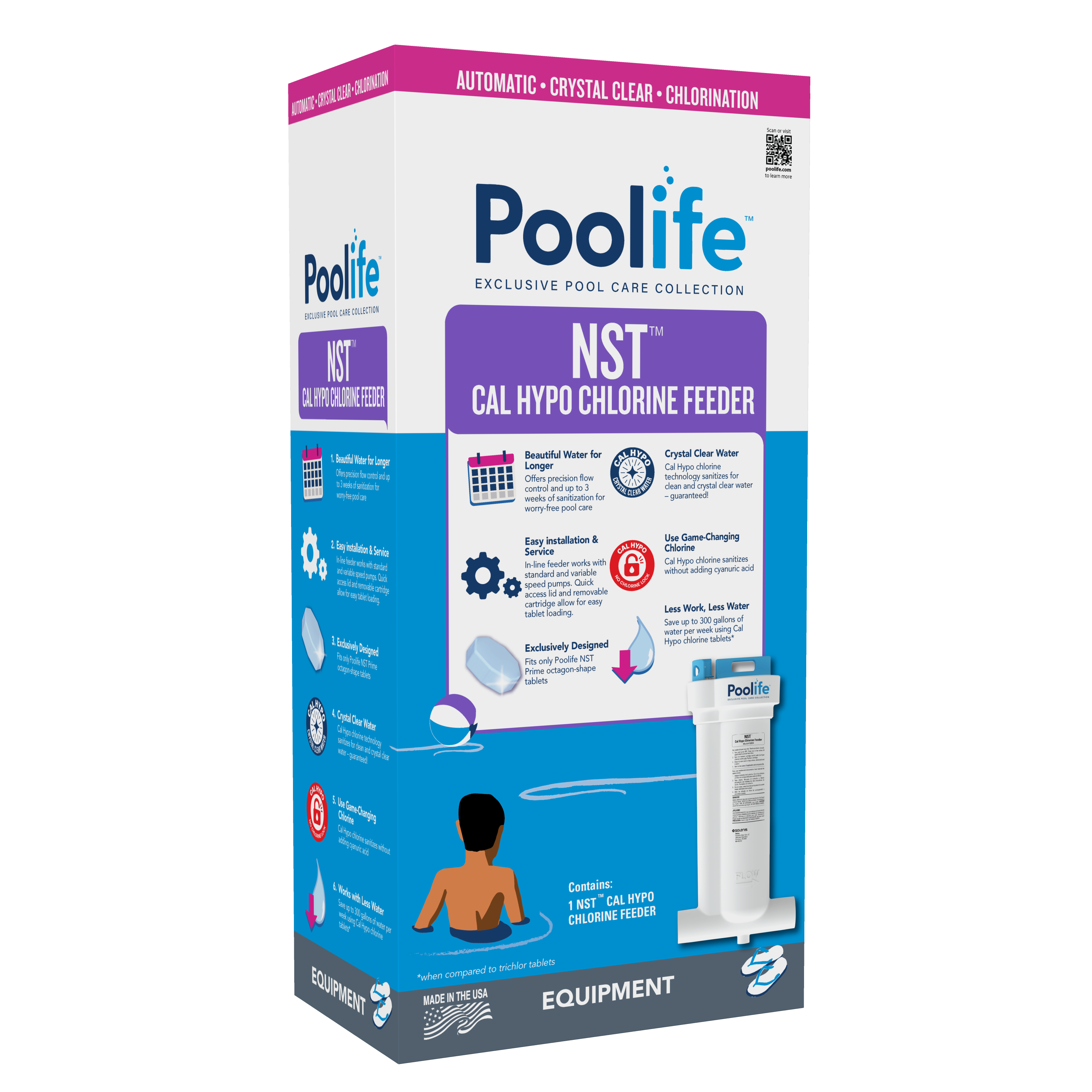 Poolife™ NST™ Prime Cal Hypo Feeder – Pool & Patio Center, inc.
