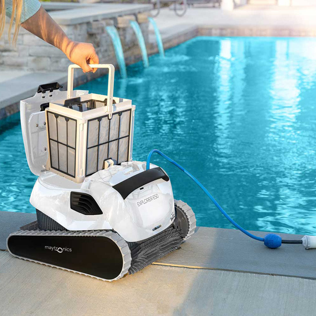 Maytronics Dolphin Explorer E50 Robotic Pool Vacuum Cleaner