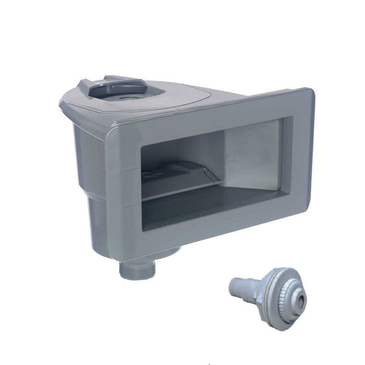 Carvin SkimTech 500 A/G Pool Wide Mouth Skimmer Kit Grey - 94114001