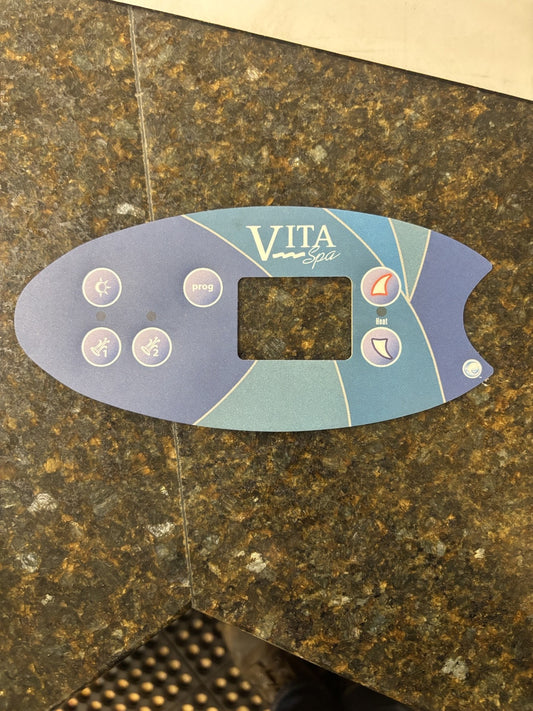 Vita Topside Control Overlay Sticker (6 Button) (108732)