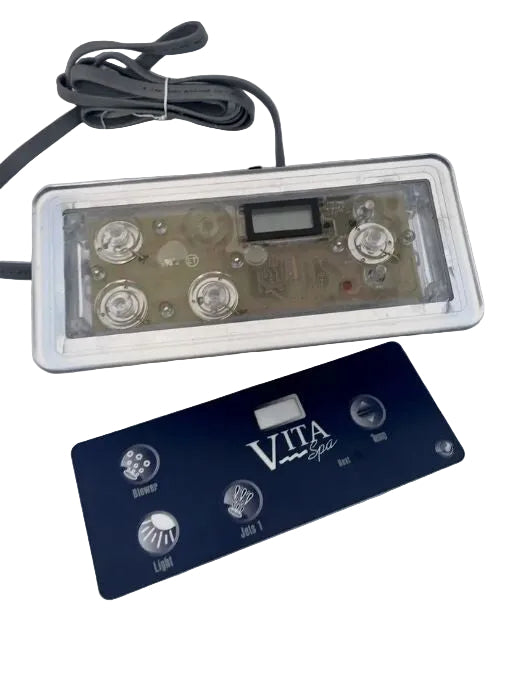 VITA SPA BY MAAX TOPSIDE CONTROL VL402 #107858  w/OVERLAY #108072