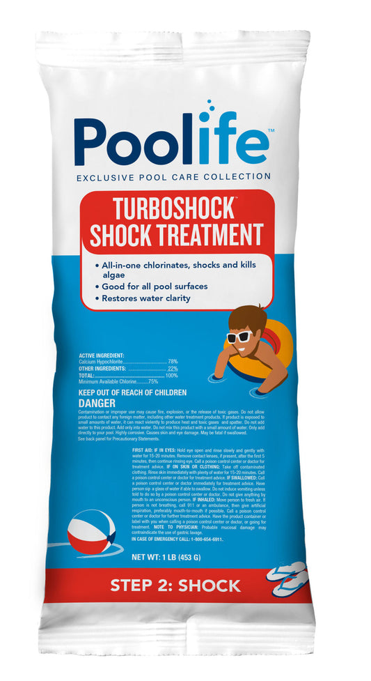 Poolife Turbo Shock - High Strength Quick Dissolving Granular Pool Shock